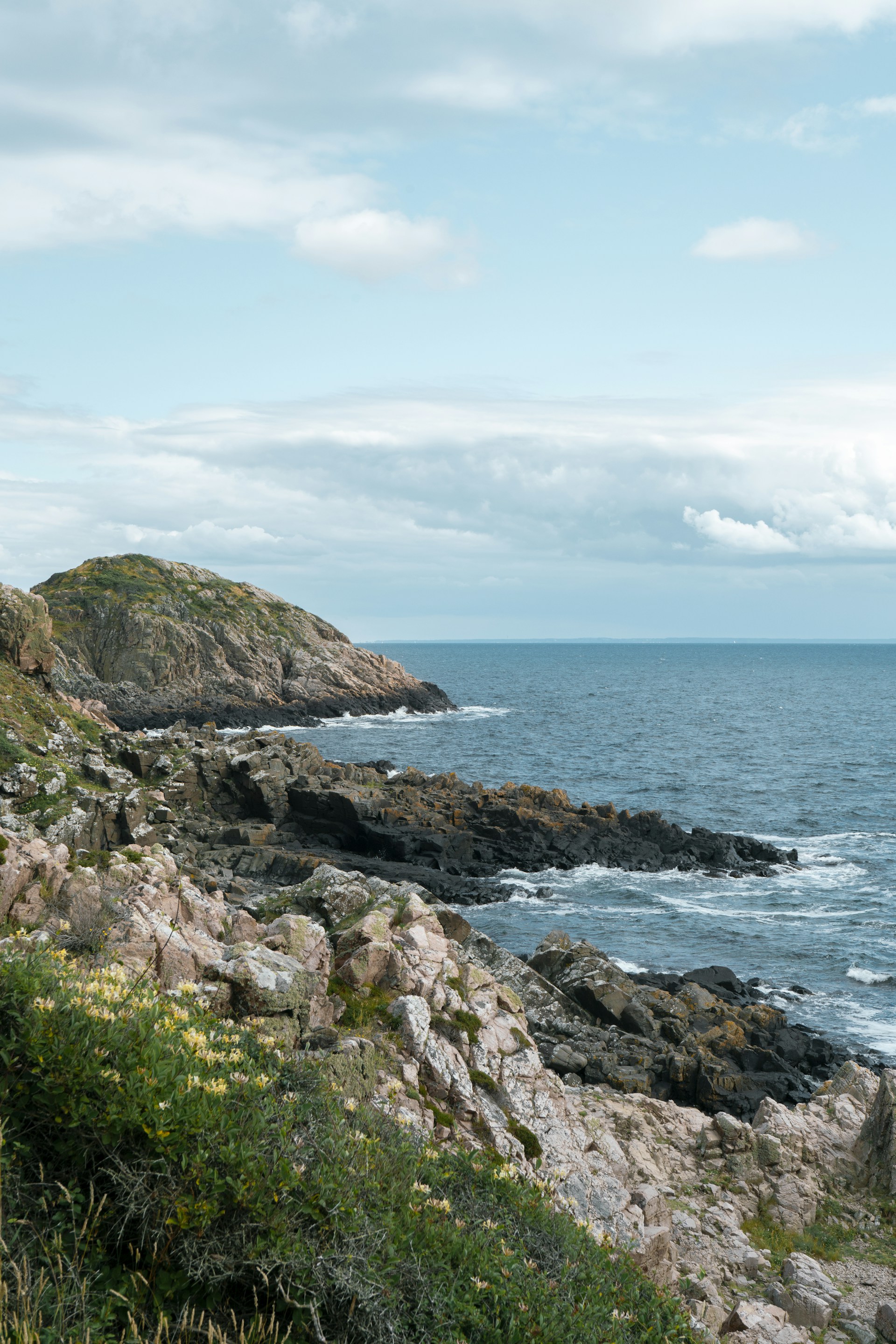 Rugged coastline of Kullaberg, Sweden